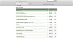 Desktop Screenshot of forum.shiftrunstop.co.uk
